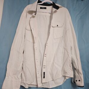 Neo white and black shirt for men